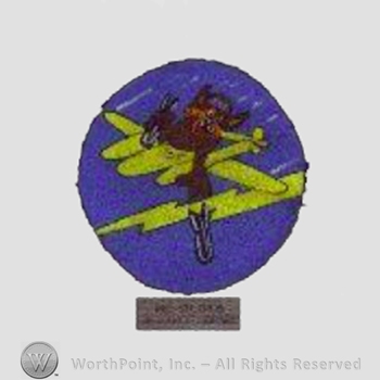WWII US Army Air Force Numbered Units patch : 430th Fighter Squadron, 474th Fighter Group, 9th Air Force.