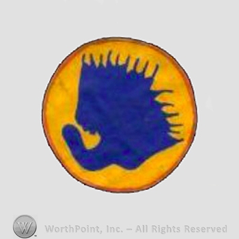 WWII US Army Air Force Numbered Units patch : 430th Bomb Squadron, 9th Bomb Group.