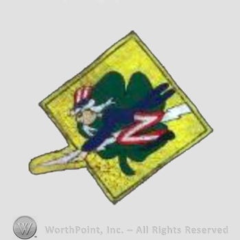 WWII US Army Air Force Numbered Units patch : 432nd Fighter Squadron, 475th Fighter Group, 5th Air Force.