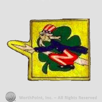 WWII US Army Air Force Numbered Units patch : 432nd Fighter Squadron, 475th Fighter Group, 5th Air Force.