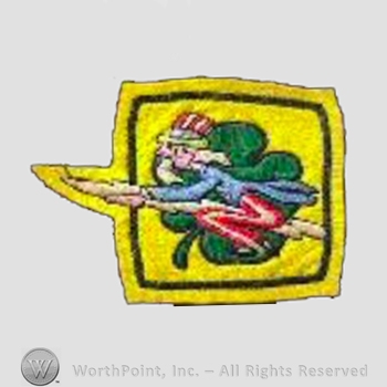 WWII US Army Air Force Numbered Units patch : 432nd Fighter Squadron, 475th Fighter Group, 5th Air Force.