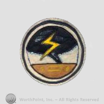 WWII US Army Air Force Numbered Units patch : 434th Bomb Squadron, 12th Bomb Group.