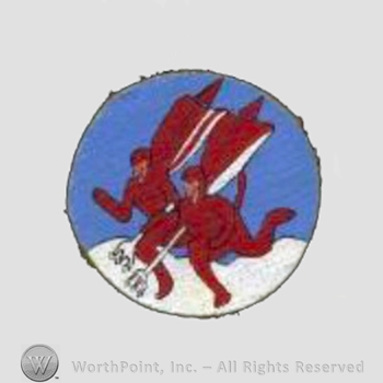 WWII US Army Air Force Numbered Units patch : 434th Fighter Squadron, 479th Fighter Group, 8th Air Force.