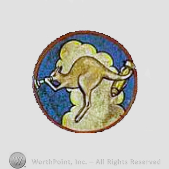 WWII US Army Air Force Numbered Units patch : 435th Bomb Squadron, 316th Bomb Group, 8th Air Force.