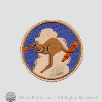 WWII US Army Air Force Numbered Units patch : 435th Bomb Squadron, 316th Bomb Group, 8th Air Force.