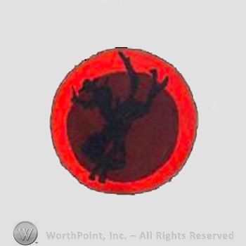 WWII US Army Air Force Numbered Units patch : 436th Bomb Squadron, 7th Bomb Group, 10th Air Force.