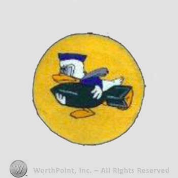 WWII US Army Air Force Numbered Units patch : 442nd Bomb Squadron, 320th Bombardment Group, 15th Air Force.
