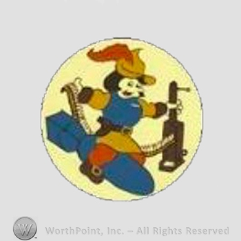 WWII US Army Air Force Numbered Units patch : 448th Bombardment Squadron, 713th Bomb Group, 8th Air Force.