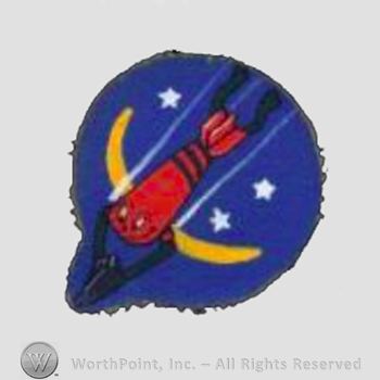 WWII US Army Air Force Numbered Units patch : 450th Bomb Squadron, 3rd Air Force.