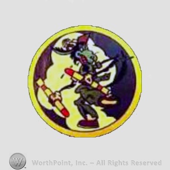 WWII US Army Air Force Numbered Units patch : 474th Bombardment  Squadron, 335th Bombardment Group.