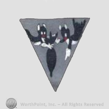 WWII US Army Air Force Numbered Units patch : 477th Bomb Squadron, 335th Bomb Group.