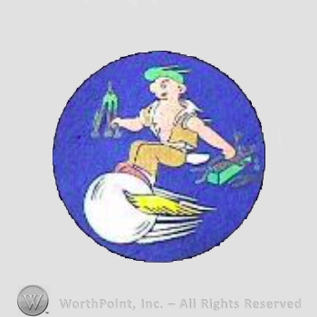 WWII US Army Air Force Numbered Units patch : 479th Air Service Squadron, 90th Bomb Group, 5th Air Force.