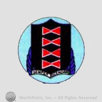 WWII US Army Air Force Numbered Units patch : 484th Bomb Group, 15th Air Force.