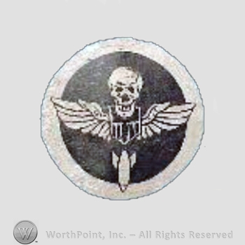 WWII US Army Air Force Numbered Units patch : 490th Bomb Squadron.