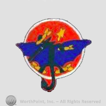 WWII US Army Air Force Numbered Units patch : 498th Bombardmant  Squadron.