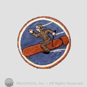 WWII US Army Air Force Numbered Units patch : 500th Bombardment Squadron.