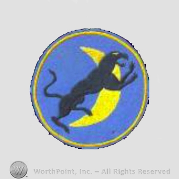 WWII US Army Air Force Numbered Units patch : 501st Bomb Squadron, 345th Bomb Group, 5th Air Force.