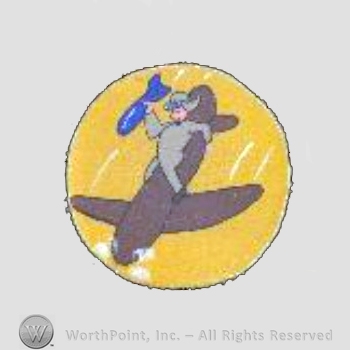 WWII US Army Air Force Numbered Units patch : 502nd Fighter Bomber Squadron, 306th Bomb Group.