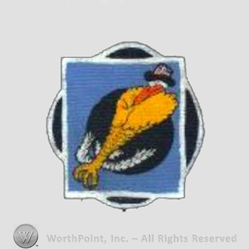 WWII US Army Air Force Numbered Units patch : 508th Bomb Squadron, 351st Bomb Group, 8th Air Force.