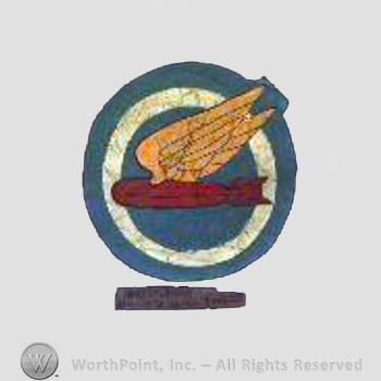 WWII US Army Air Force Numbered Units patch : 509th Bomb Squadron, 351st Bomb Group, 8th Air Force.