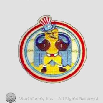 WWII US Army Air Force Numbered Units patch : 514th Fighter Squadron, 406th Fighter Group.