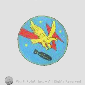 WWII US Army Air Force Numbered Units patch : 526th Bomb Squadron, 379th Bomb Group, 8th Air Force.