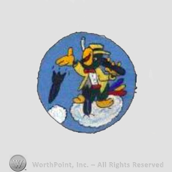 WWII US Army Air Force Numbered Units patch : 527th Bomb Squadron, 379th Bomb Group, 8th Air Force.
