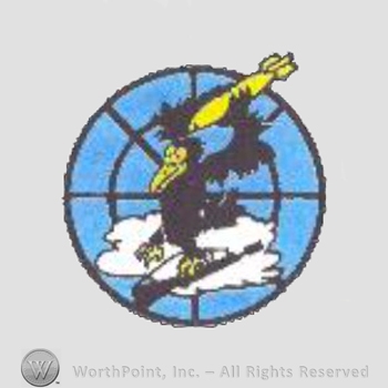 WWII US Army Air Force Numbered Units patch : 527th Fighter Bomber  Squadron, 86th Fighter Bomber Group.