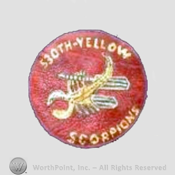 WWII US Army Air Force Numbered Units patch : 530th Fighter Squadron, 311th Fighter Group, 14th Army Air Force.