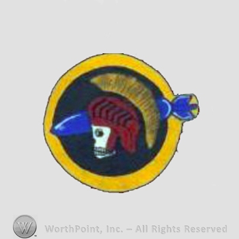 WWII US Army Air Force Numbered Units patch : 533rd Bomb Squadron, 381st Bomb Group, 8th Air Force.