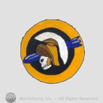 WWII US Army Air Force Numbered Units patch : 533rd Bomb Squadron, 381st Bomb Group, 8th Air Force.
