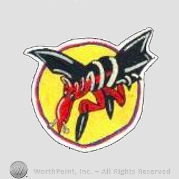 WWII US Army Air Force Numbered Units patch : 534th Bomb Squadron, 381st Bombardment Group.