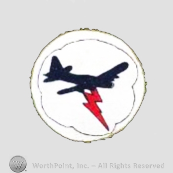 WWII US Army Air Force Numbered Units patch : 548th Bomb Squadron, 385th Bomb Group, 8th Air Force.