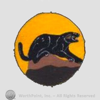 WWII US Army Air Force Numbered Units patch : 554th Bomb Squadron, 386th Bomb Group, 9th Air Force.