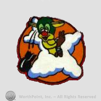 WWII US Army Air Force Numbered Units patch : 560th Bomb Squadron, 388th Bomb Group, 8th Air Force.