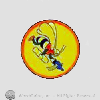 WWII US Army Air Force Numbered Units patch : 563nd Bomb Squadron, 388th Bomb Group, 8th Air Force.
