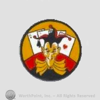 WWII US Army Air Force Numbered Units patch : 570th Bomb Squadron, 390th Bomb Group, 8th Air Force.
