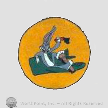 WWII US Army Air Force Numbered Units patch : 597th Bomb Squadron.