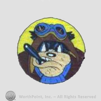 WWII US Army Air Force Numbered Units patch : 603rd Bomb Squadron, 398th Bomb Group, 8th Air Force.