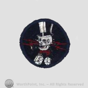 WWII US Army Air Force Numbered Units patch : 642nd Bomb Squadron, 409th Bomb Group, 9th Air Force.