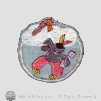 WWII US Army Air Force Numbered Units patch : 646th Bomb Squadron.