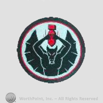 WWII US Army Air Force Numbered Units patch : 650th Bomb  Squadron, 411th Bomb Group.