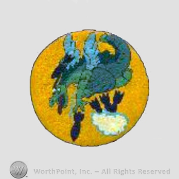 WWII US Army Air Force Numbered Units patch : 676th Bomb Squadron, 444th Bomb Group, 20th Air Force.
