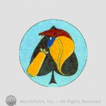 WWII US Army Air Force Numbered Units patch : 678th Bomb Squadron, 444th Bomb Group, 58th Bomb Wing, 20th Air Force.