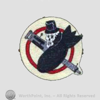 WWII US Army Air Force Numbered Units patch : 716th Bomb Squadron, 449th Bomb Group, 15th Air Force.