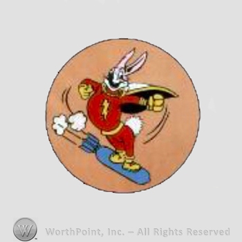 WWII US Army Air Force Numbered Units patch : 715th Bomb Squadron, 448th Bomb Group.