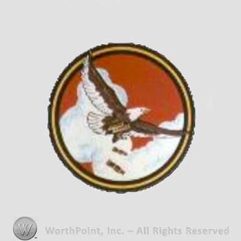 WWII US Army Air Force Numbered Units patch : 718th Bomb Squadron, 15th Air Force.