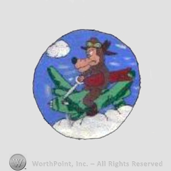 WWII US Army Air Force Numbered Units patch : 729th Bomb Squadron, 452nd Bomb Group, 8th Air Force.
