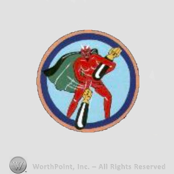 WWII US Army Air Force Numbered Units patch : 749th Bombardment Squadron, 457th Bombardment Group.