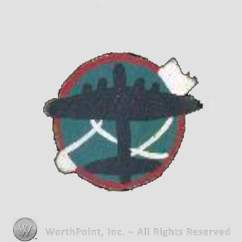 WWII US Army Air Force Numbered Units patch : 774th Bomb Squadron, 463rd Bomb Group, 15th Air Force.